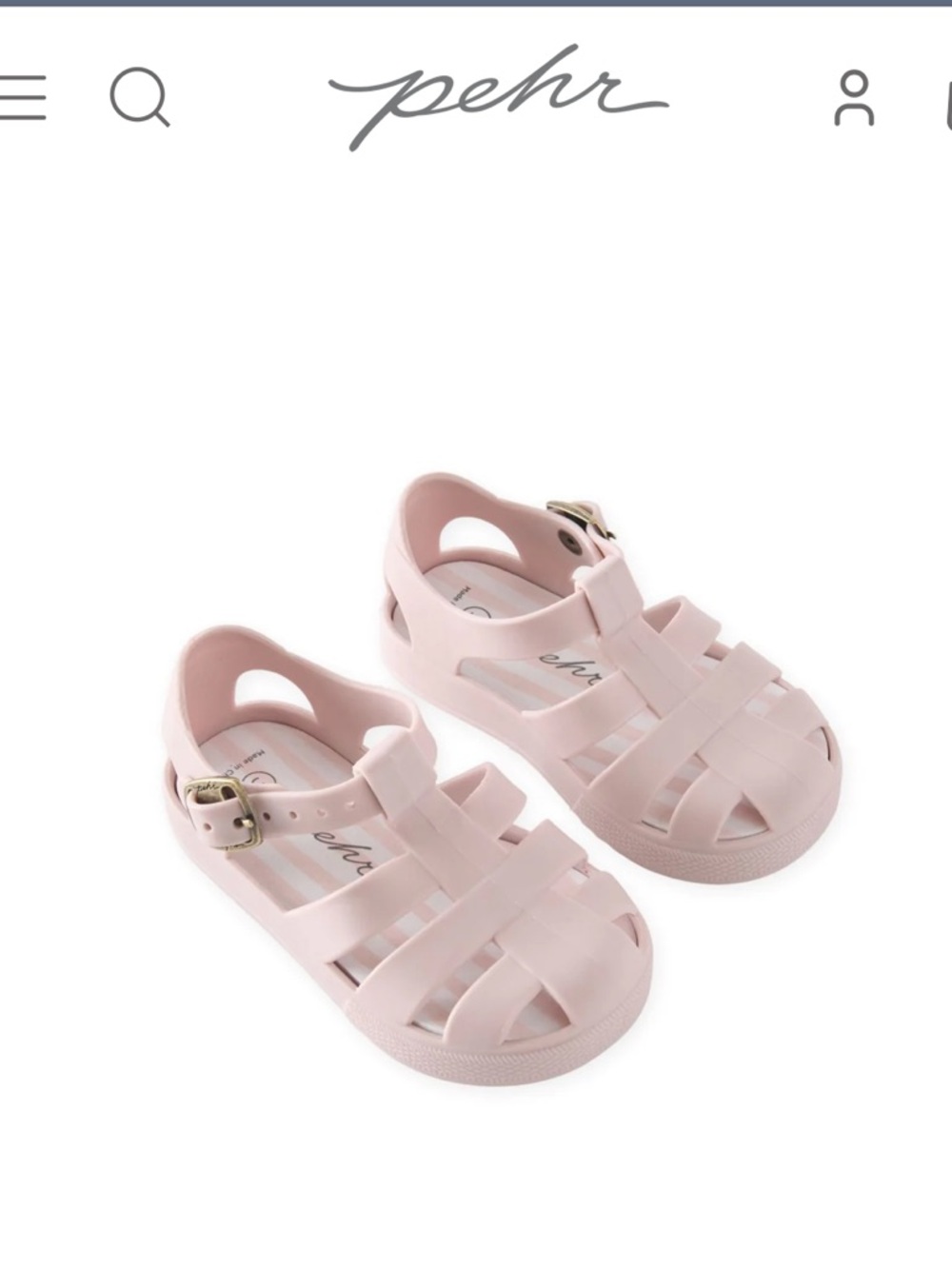 Kids' Pink Fisherman Sandals